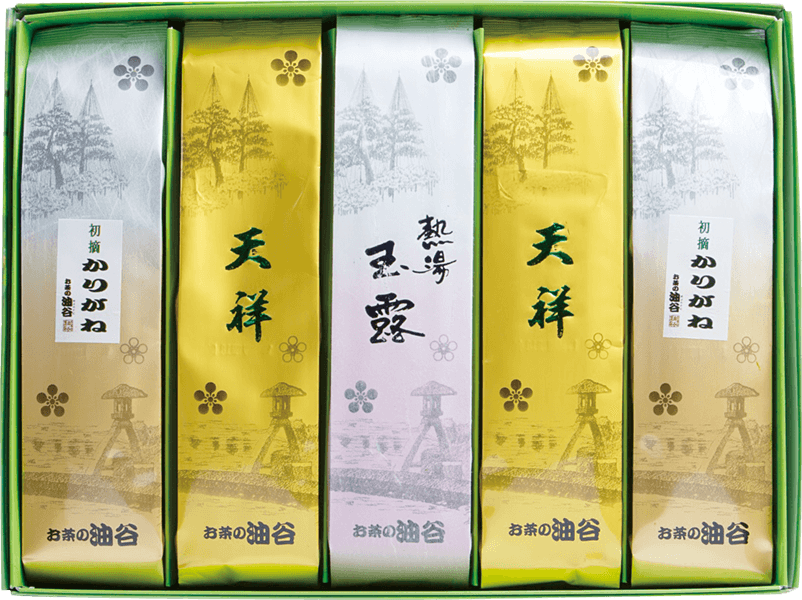 5本詰 玉露・煎茶詰合